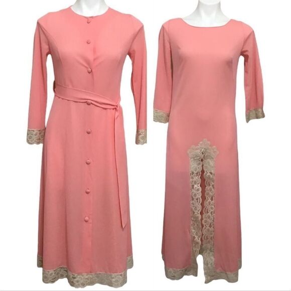 Vintage Maxi Dress Set By Gossard Artemis Maxi Dress Set 70s  Size S - Picture 2 of 10